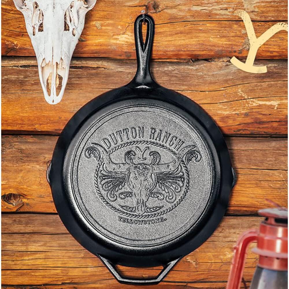 Lodge Pre-Seasoned Yellowstone Stamped Cast Iron Cookware - Signature 