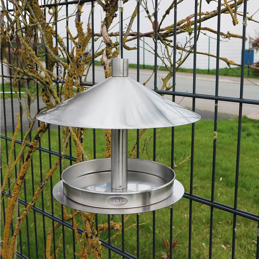 Habau 1771 Stainless Steel Feeding Station with Cord for Hanging Up