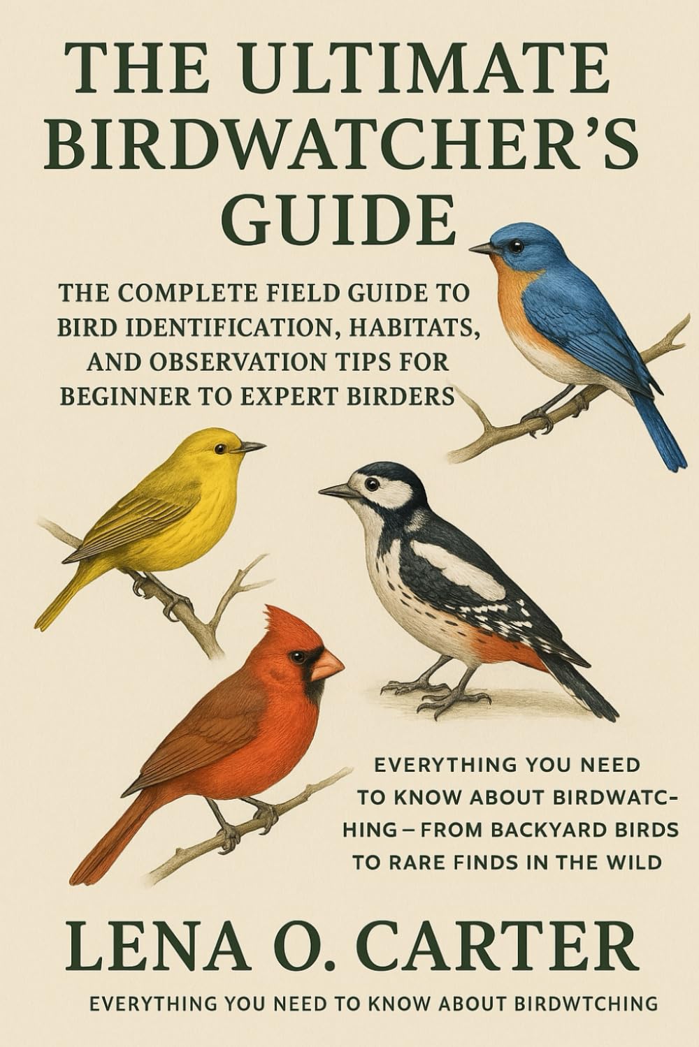 The Ultimate Birdwatcher’s Guide: The Complete Field Guide To Bird Identification, Habitats, And Observation Tips For Beginner To Expert Birders