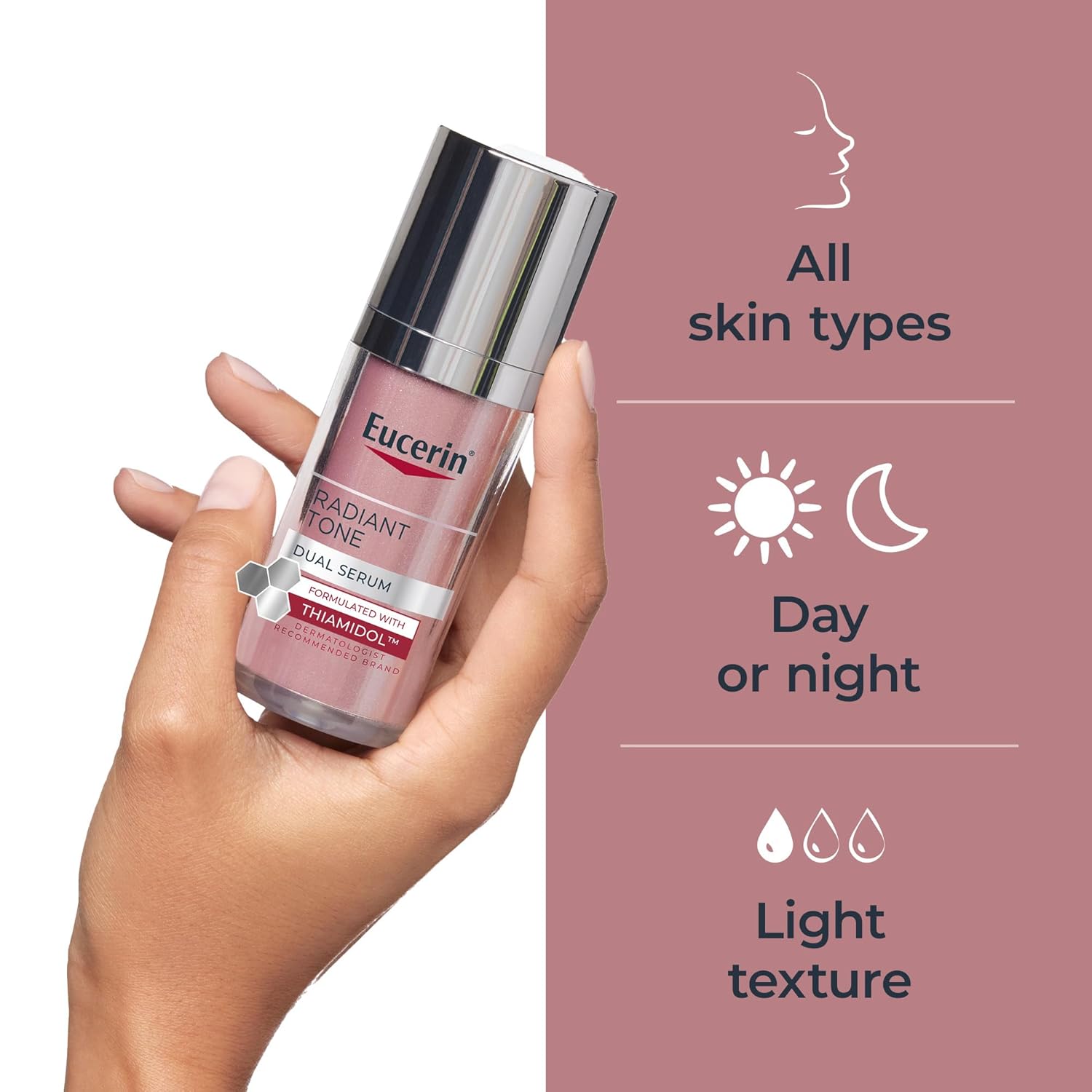 Eucerin Radiant Tone Dual Serum Dark Spot Corrector, Dark Spot Serum w