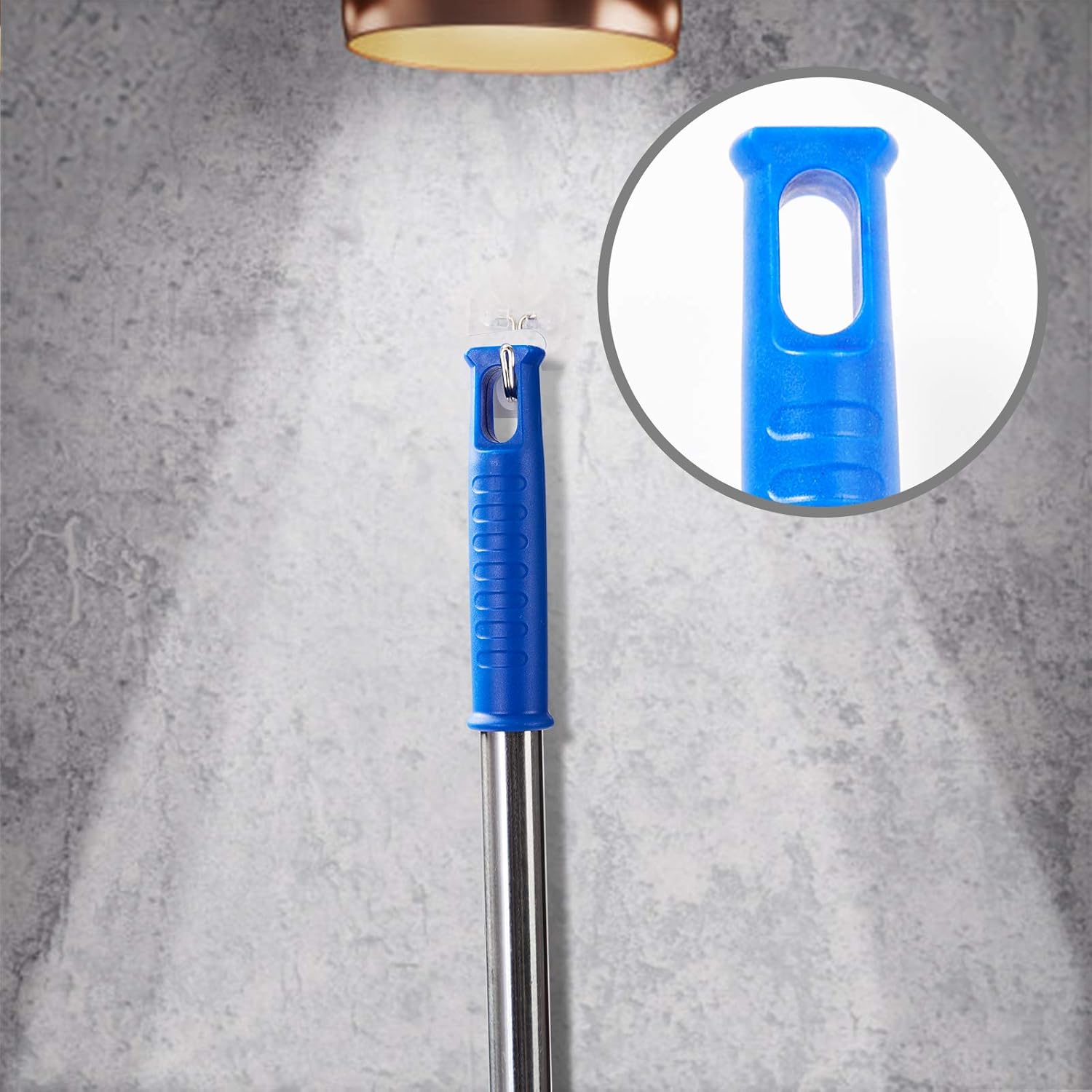 Cobweb Duster with Extension Pole, Washable Cleaning Duster Kit with 2