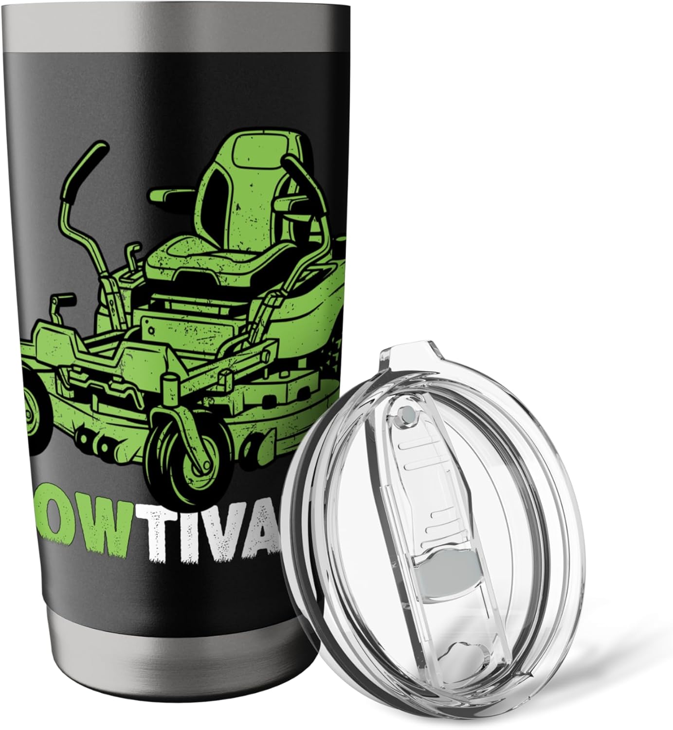 Mowtivated Lawn Mowing Stainless Steel Insulated Tumbler