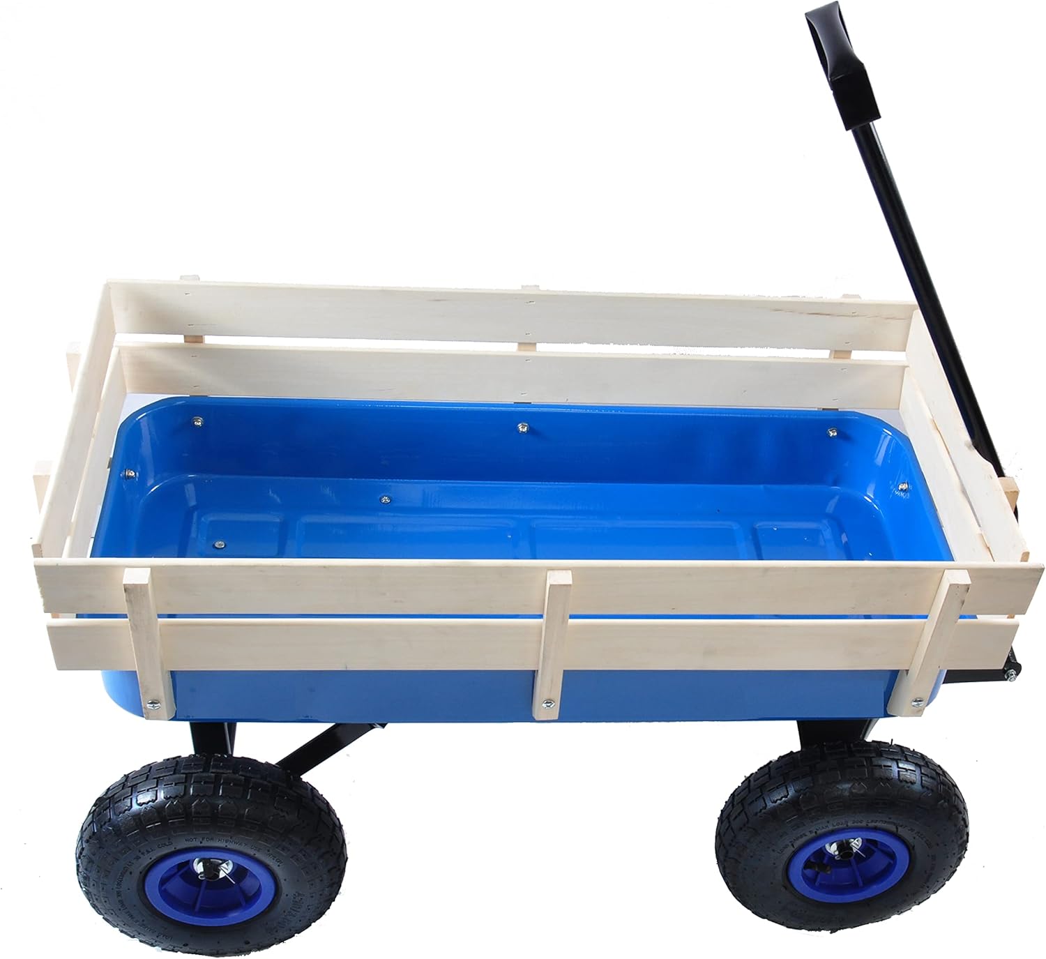 Garden Cart Utility Wagon 176 LBS Loading Capacity Steel Garden Wagon 