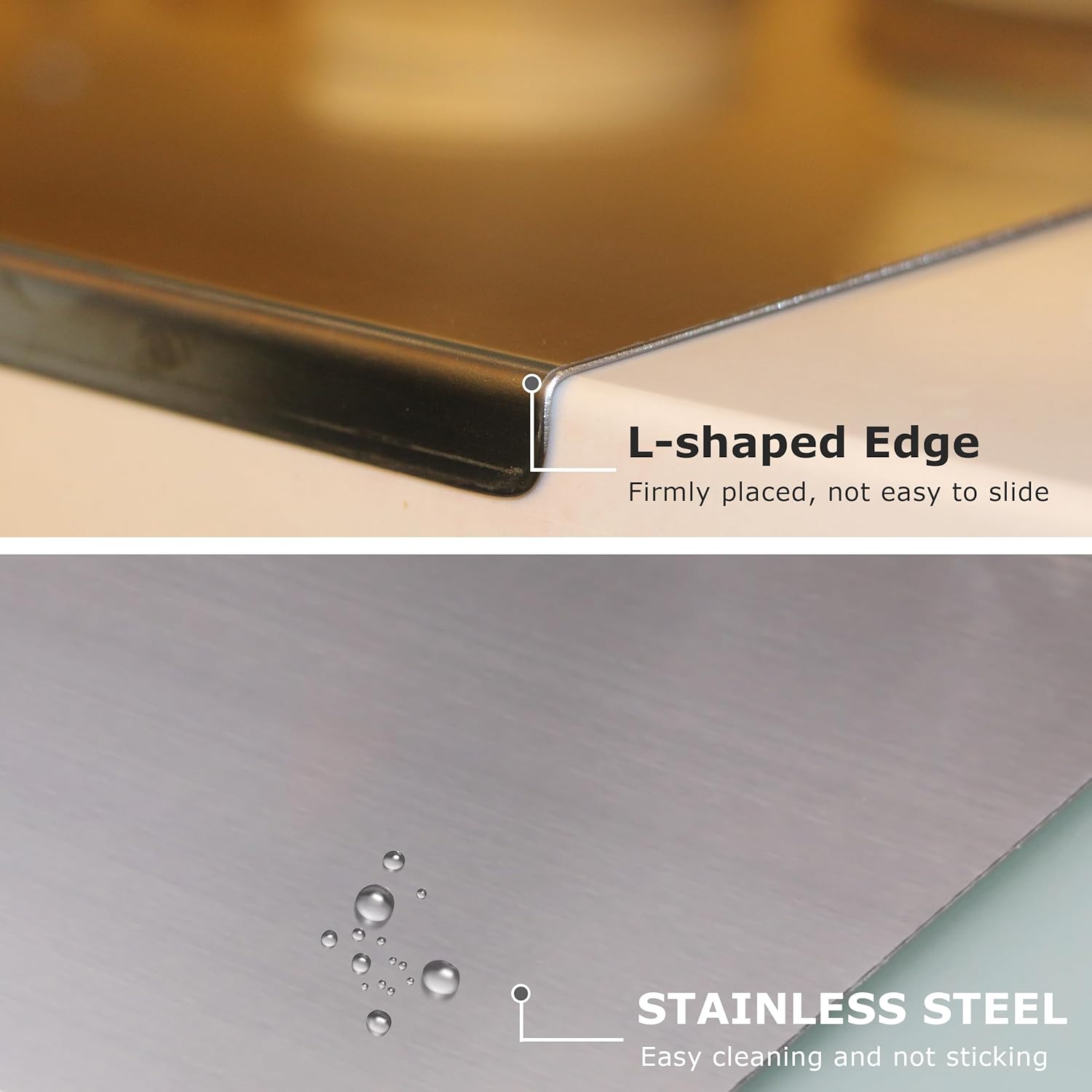 Stainless Steel Cutting Boards for Kitchen, Kneading Cutting Board Mat