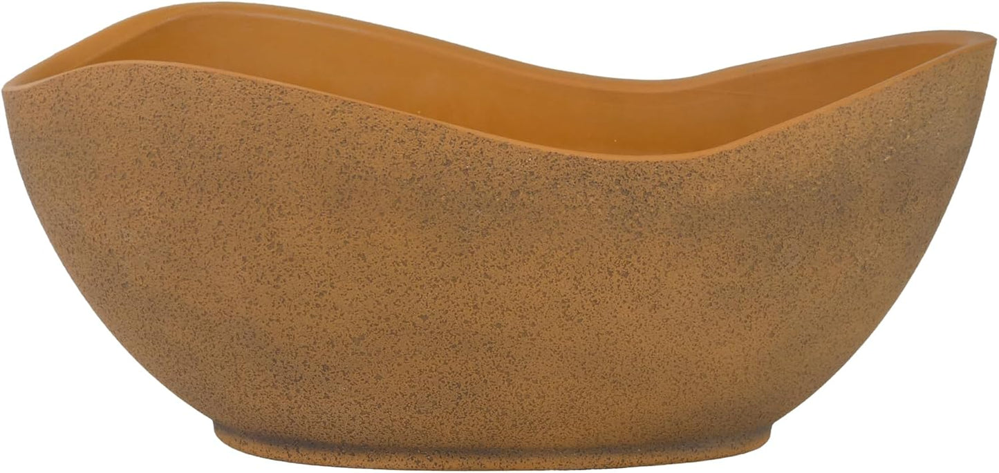 Classic Home and Garden Arc Unique Planter Bowl w/Drain Plug - UV Resi