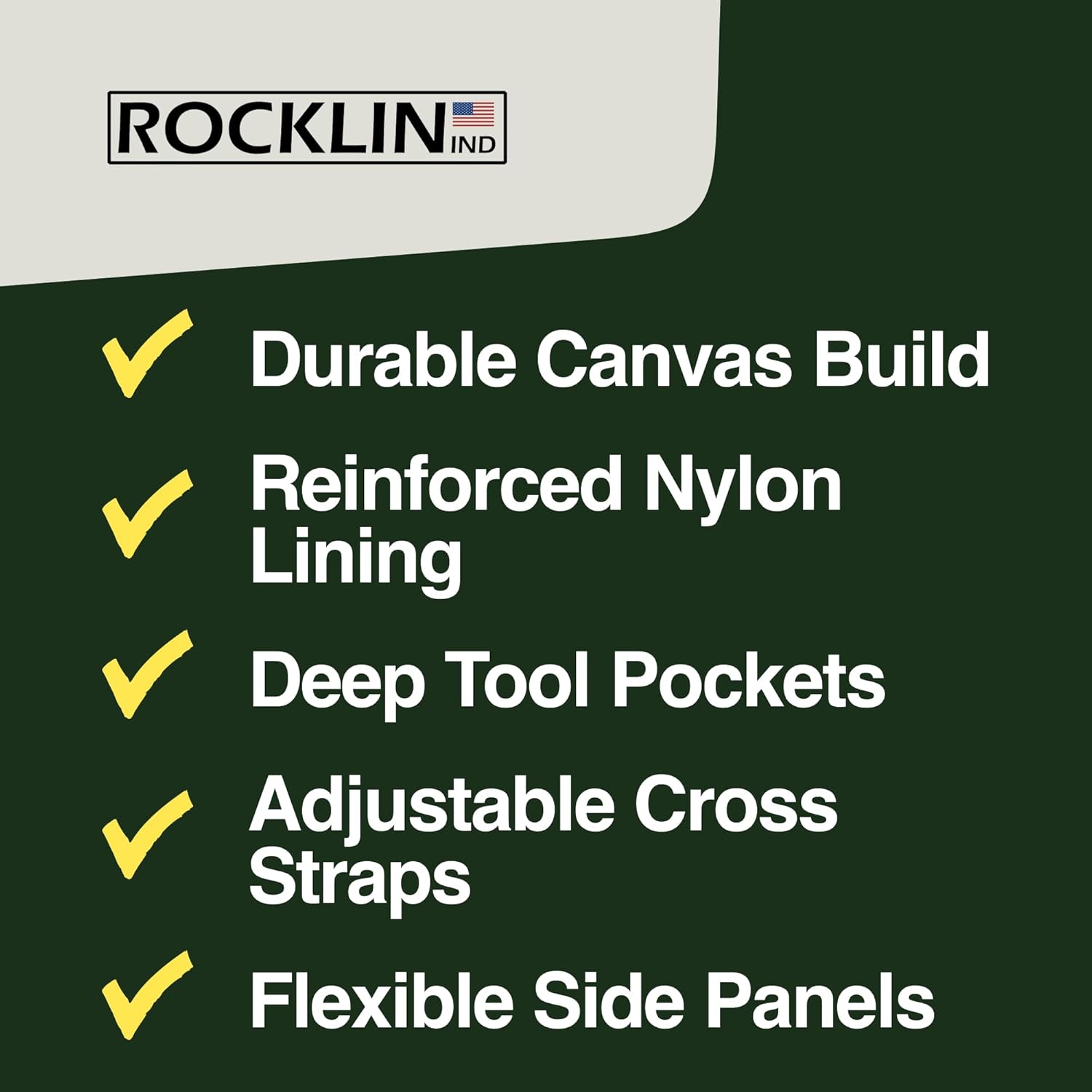 Rocklin Garden Apron – Heavy Duty Canvas Garden Apron For Women & Men 