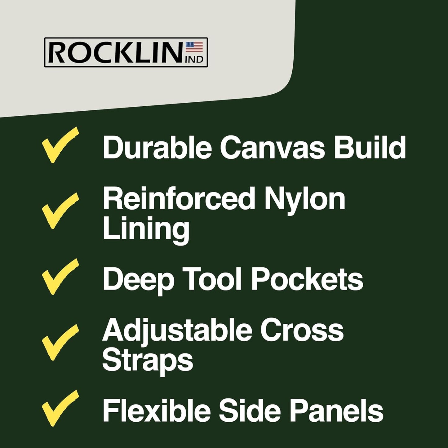 Rocklin Garden Apron – Heavy Duty Canvas Garden Apron For Women & Men | Waterproof Lining With Deep Harvest Pouch