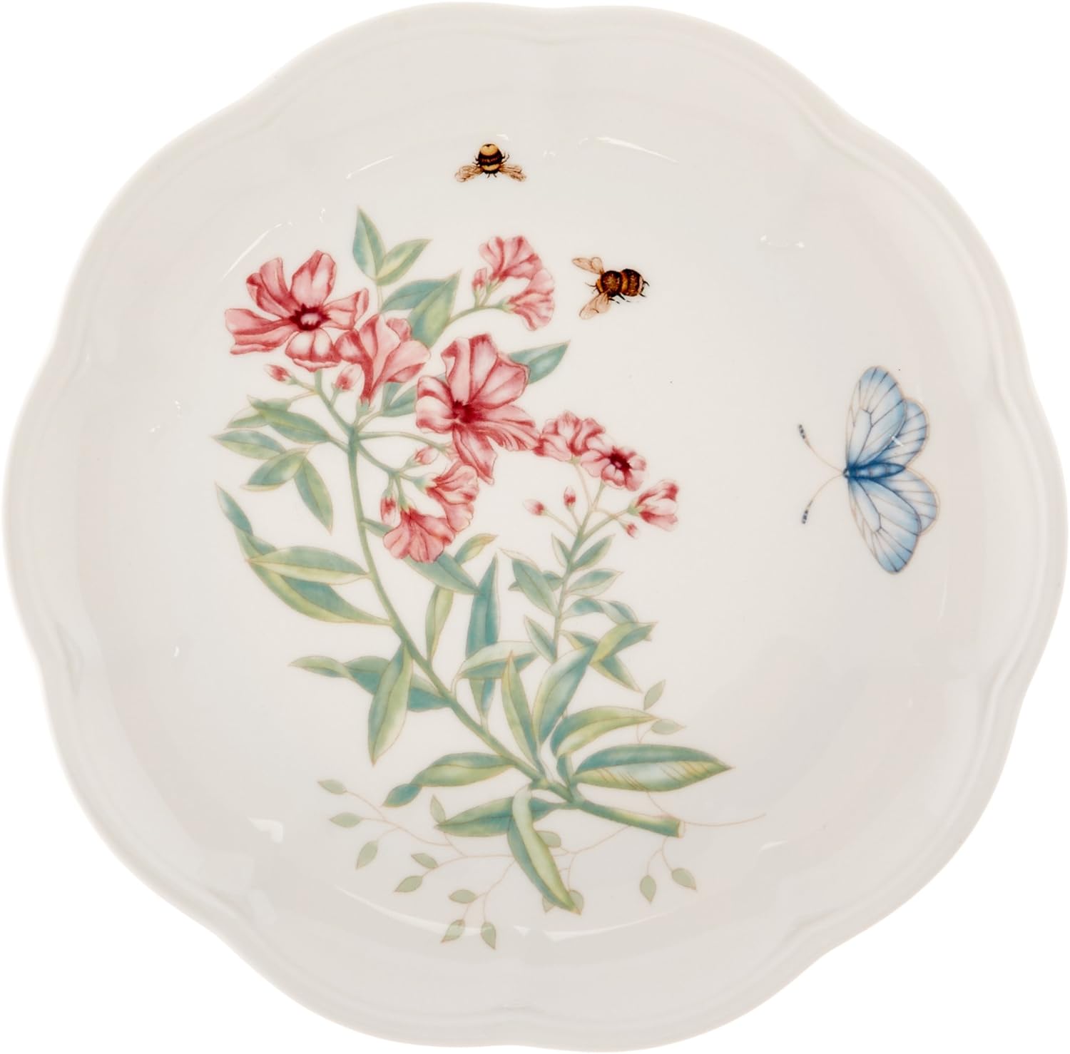 Lenox Dinnerware Set, Butterfly Meadow 18-Piece Set, Service For 6, Wh