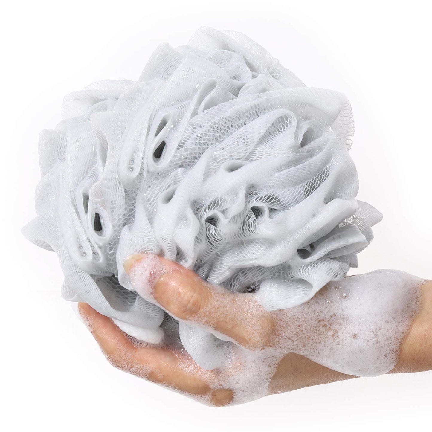 BTYMS Bath Sponge Shower Loofahs 60g Mesh Pouf Bath Scrunchies Body Wa
