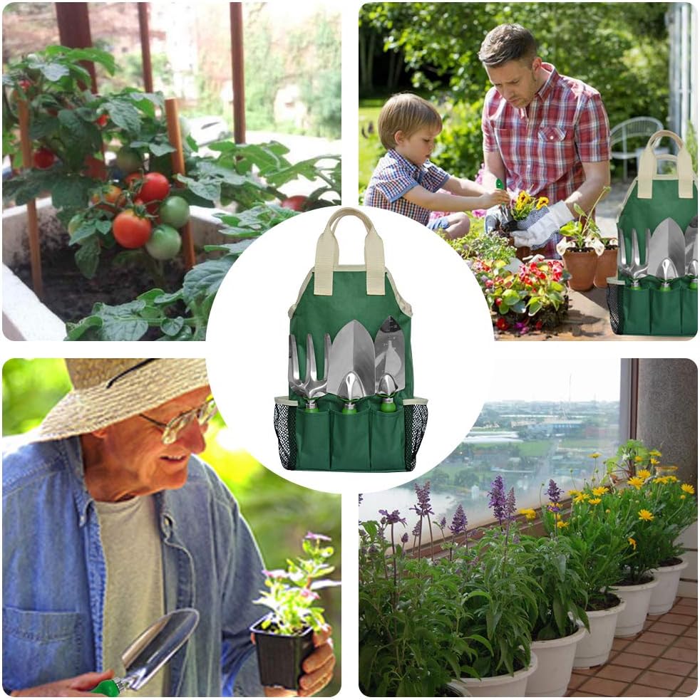 GardenHOME 11-Piece Gardening Tool Set – Garden Kit with Tote Bag, Apr