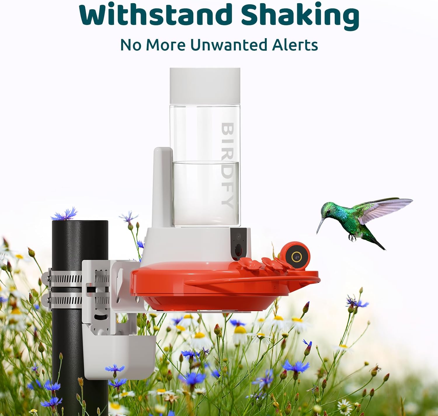 Birdfy Hum Mounting Kit for Stabilising Hummingbird Feeder Avoid Shaki