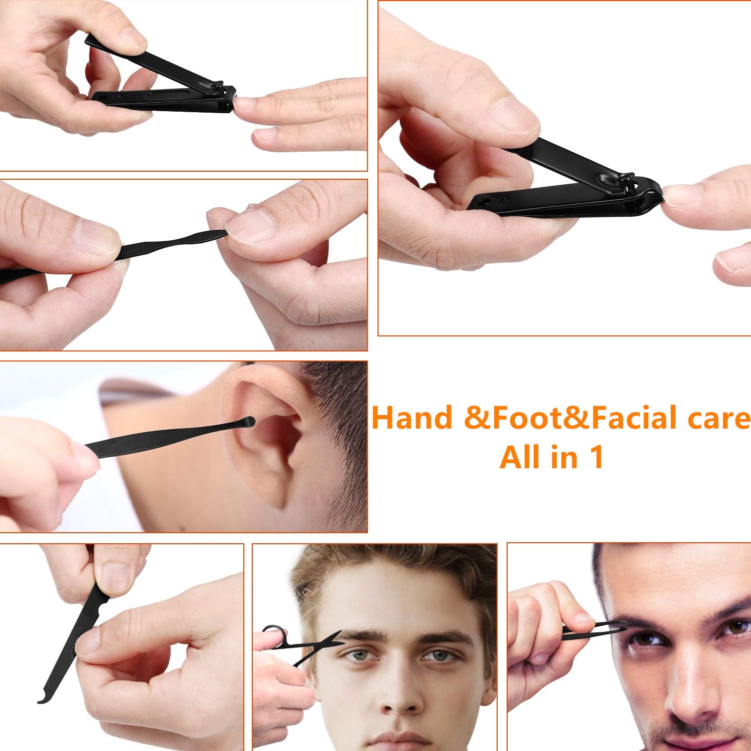 Manicure set Men Personal Care Tools Accessories Finger and Toe Nail C