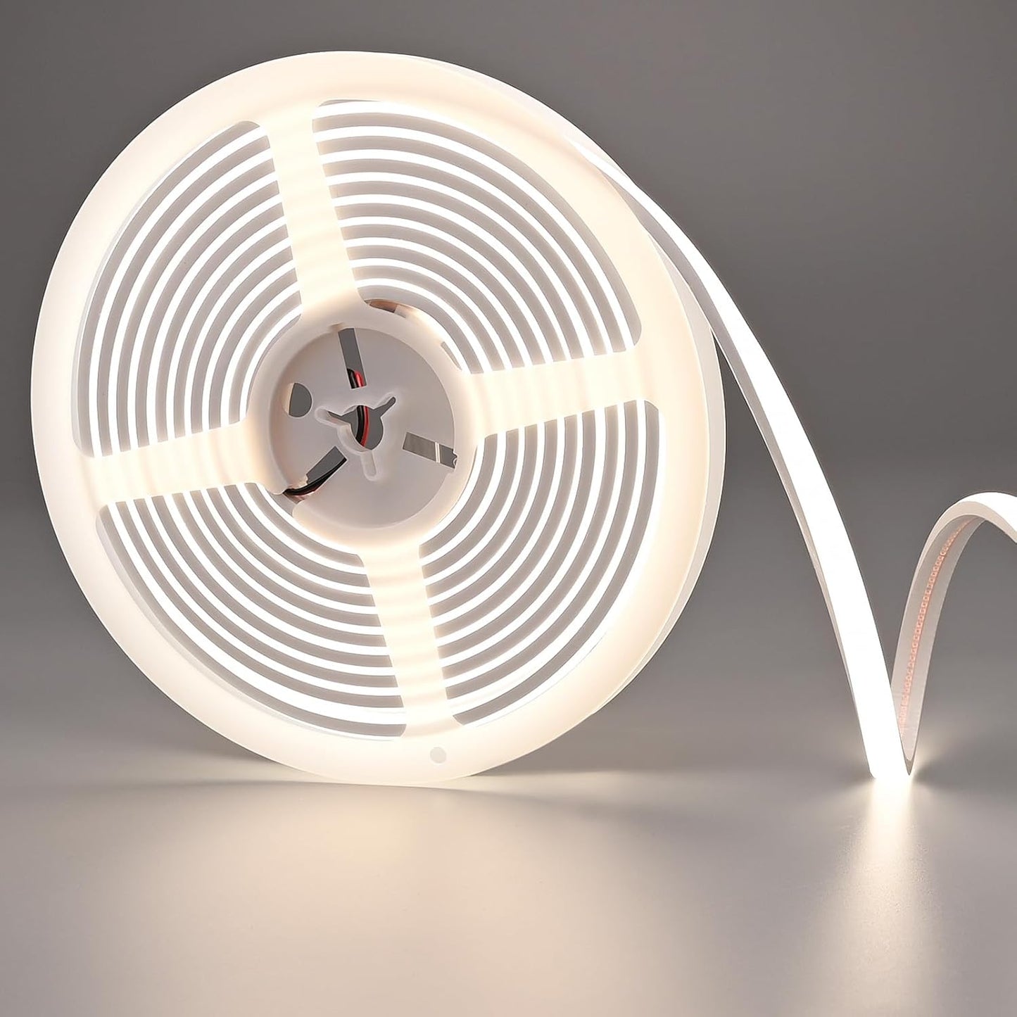 24V COB LED Strip Light 16.4ft 4000K Natural White, 230LM/ft, IP67 Wat