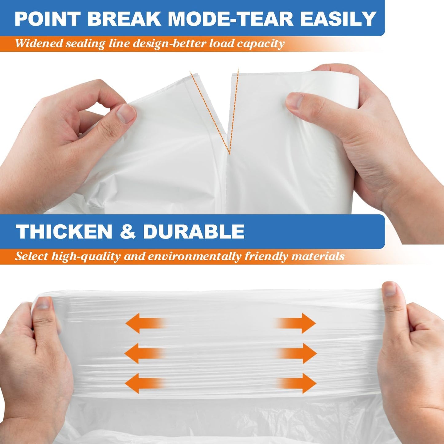 Small Trash Bags 4 Gallon 105 Count Small Garbage Bags for Bedroom, Of