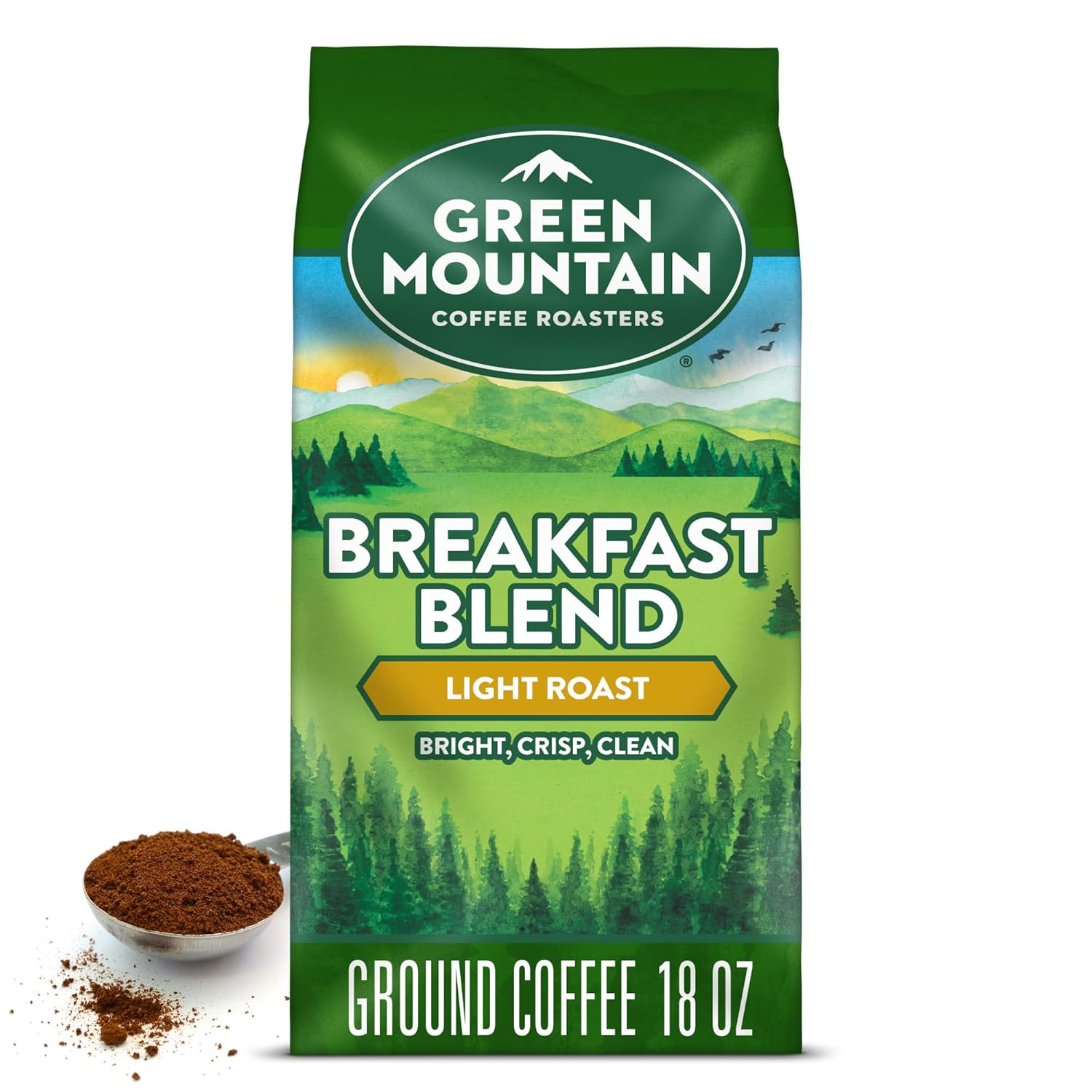 Green Mountain Coffee Roasters Breakfast Blend, Ground Coffee, Bagged 