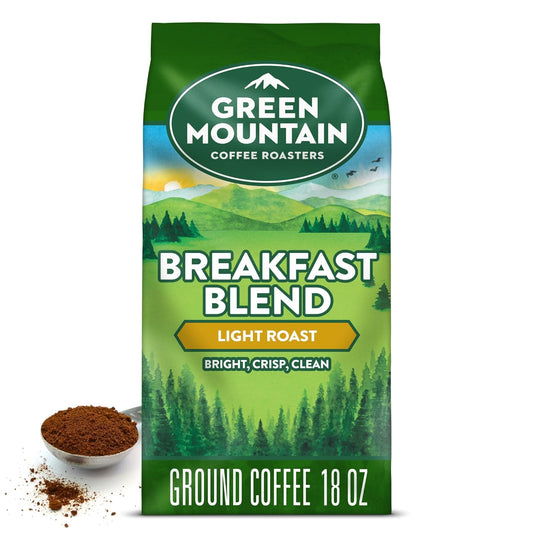 Green Mountain Coffee Roasters Breakfast Blend, Ground Coffee, Bagged 