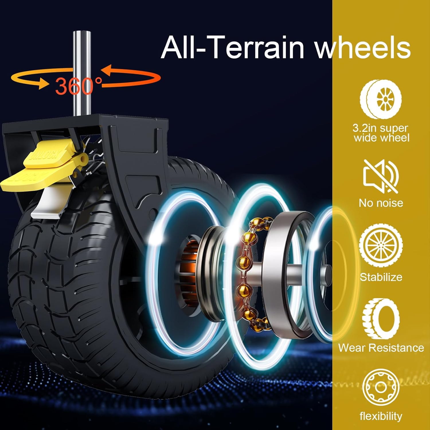 Wagon cart Foldable,Portable cart,Pets carts,with Large All-Terrain Be