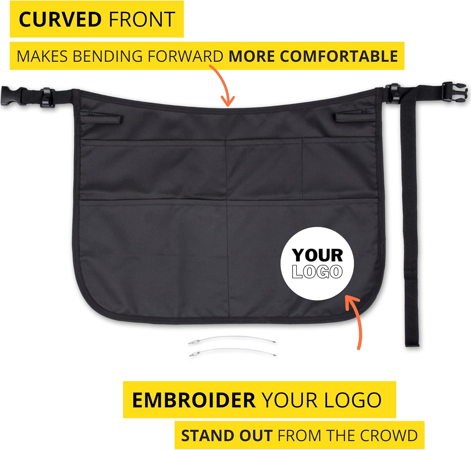 5-Pocket Waterproof Professional Cleaning Apron. Made for Pro Cleaners