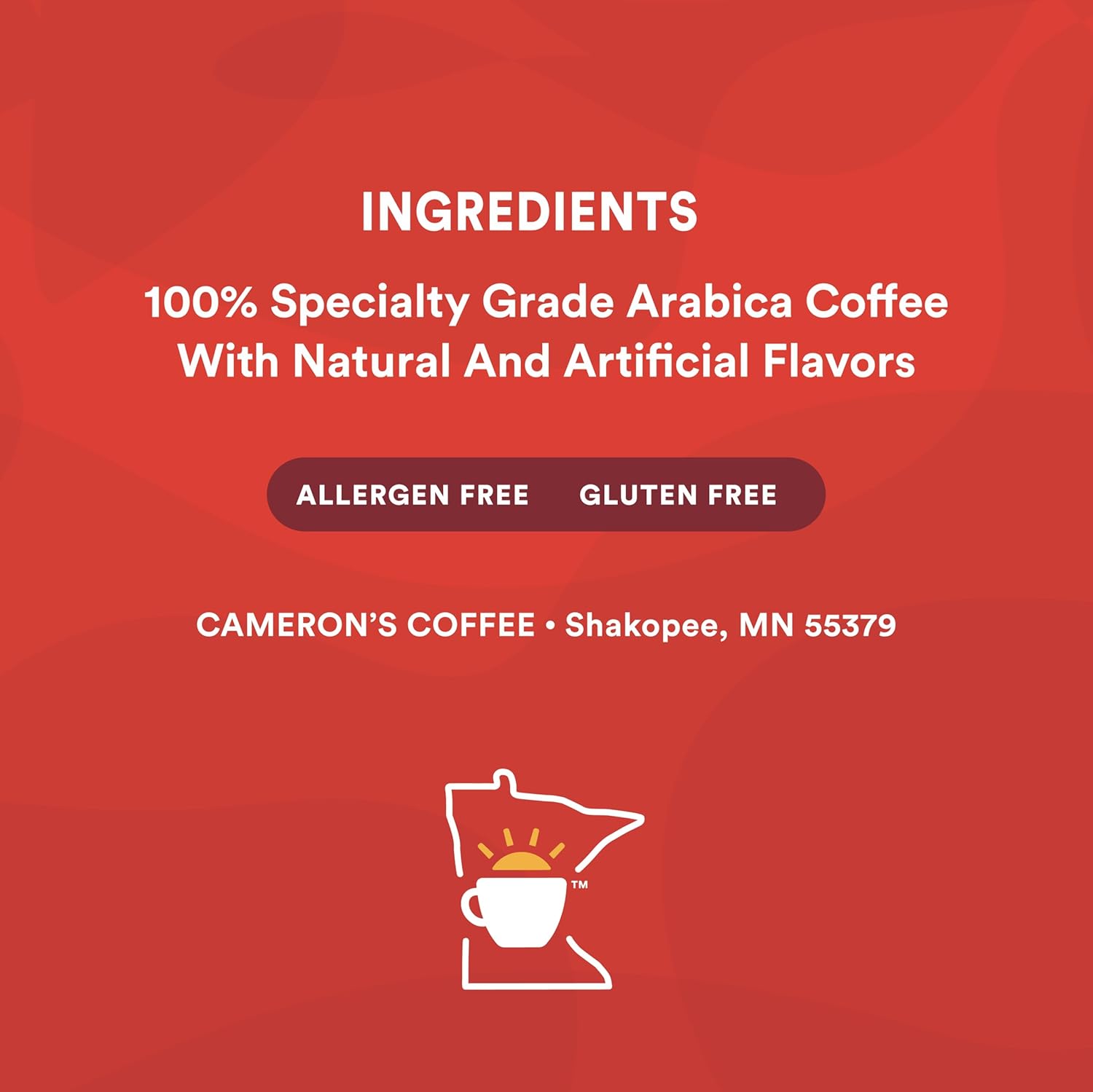 Cameron's Coffee Roasted Ground Coffee Bag, Chocolate Caramel Brownie,