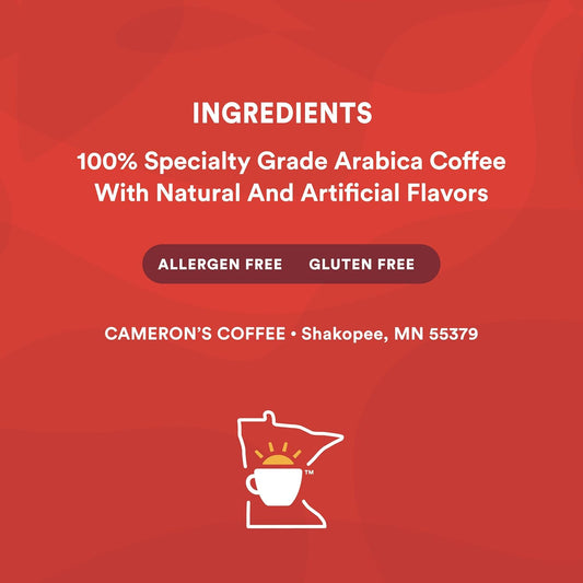 Cameron's Coffee Roasted Ground Coffee Bag, Chocolate Caramel Brownie,