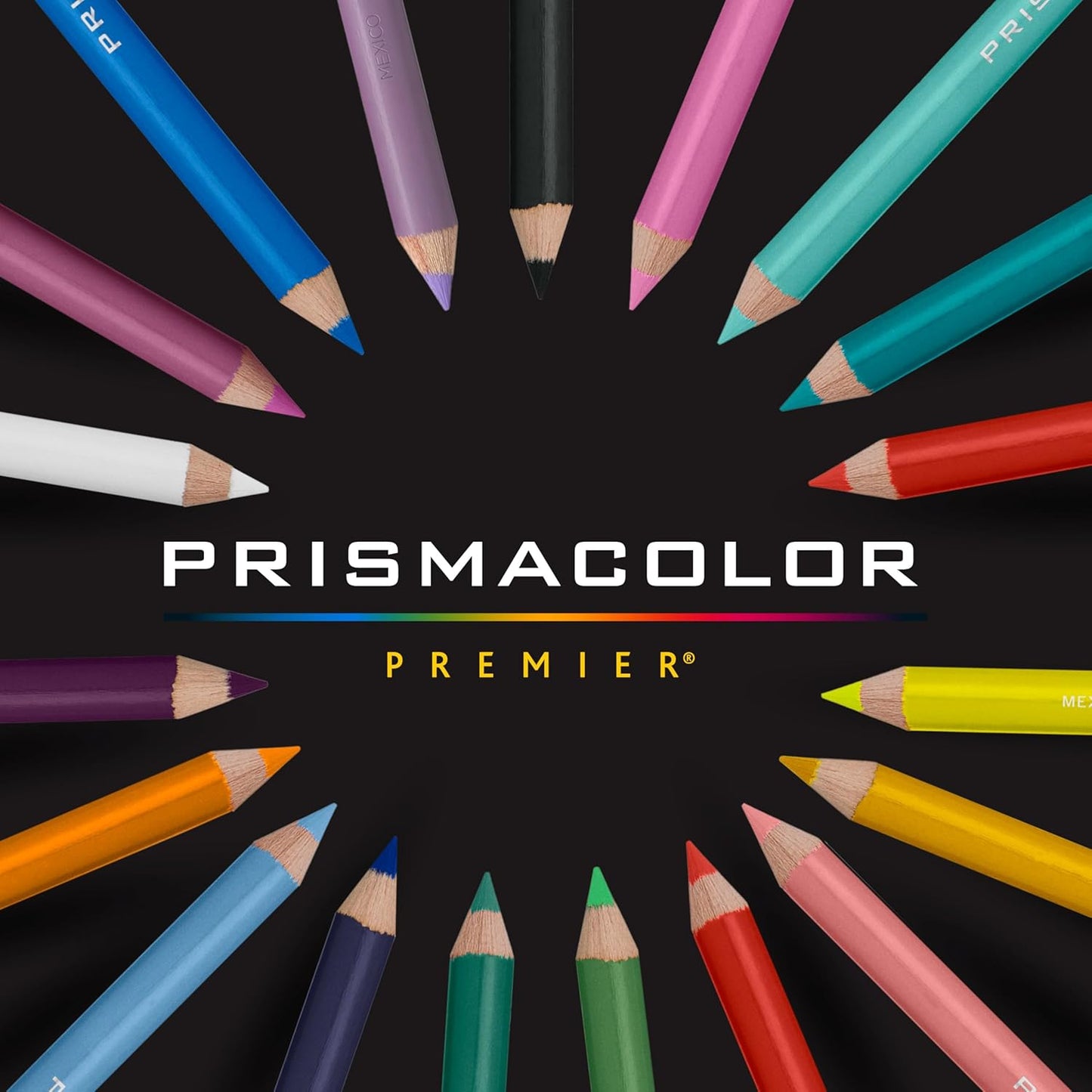 Prismacolor Premier Colored Pencils, Soft Core, Assorted Colors, 48 Co