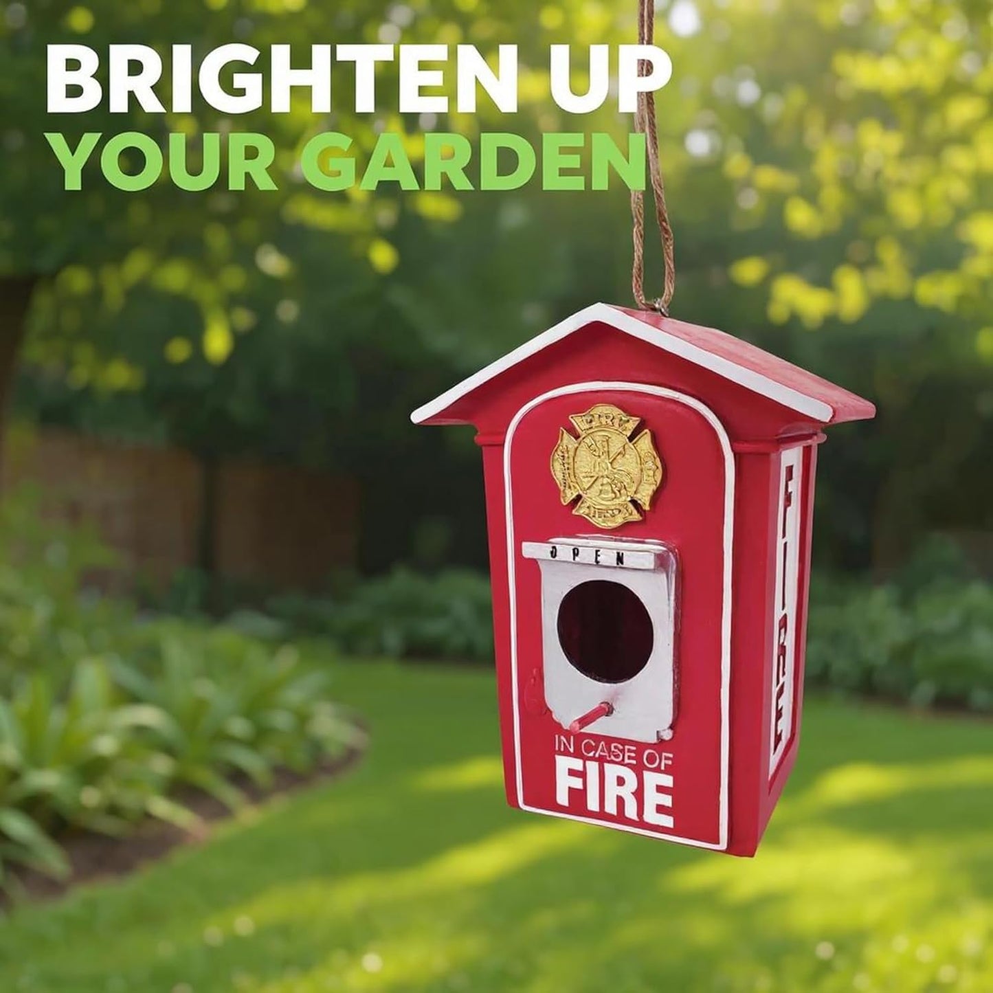 Spoontiques - Birdhouse - Garden Décor - Decorative Bird House for Yar