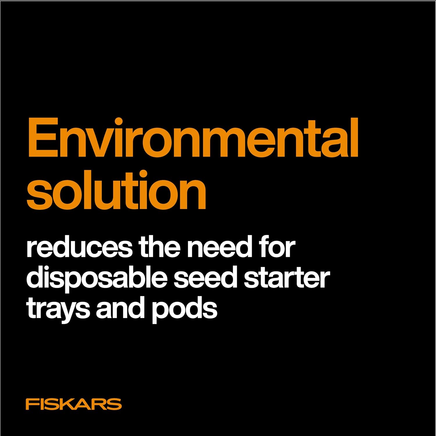Fiskars Soil Block Maker for Garden Seeds with Natural Air Pruning, Ec