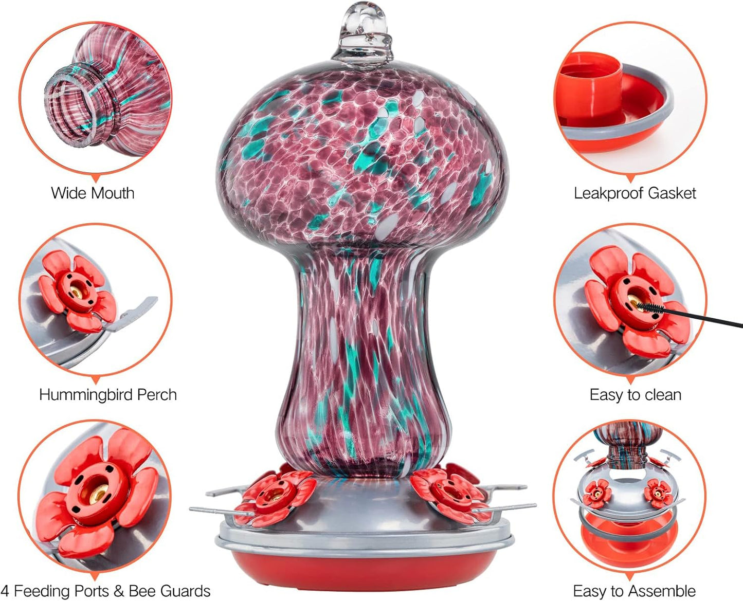 Muse Garden Gifts for Women Hummingbird Feeders for Outdoors Hanging A