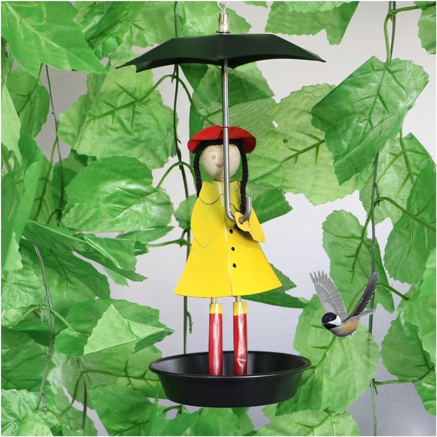 SOYON Umbrella Girl Bird Feeder,garden Bird Feeders,hanging Bird Feeder,garden Decoration Bird Feeder,for Garden Yard Decoration