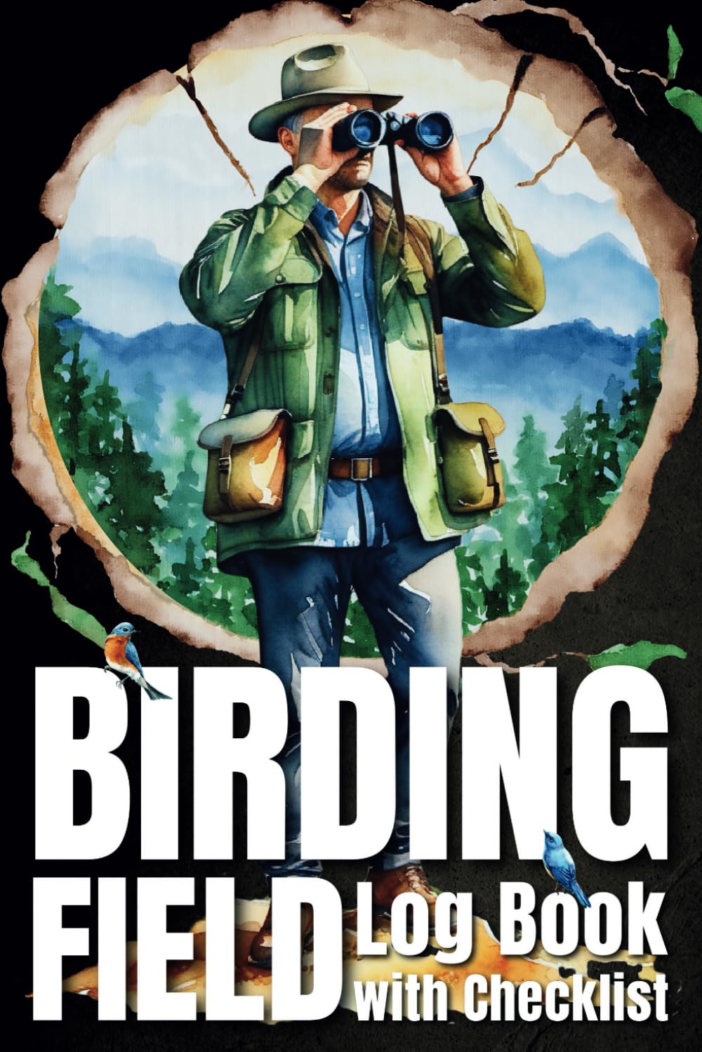 Birding Field Log Book with Checklist: A Birder's Journal for Bird Watchers and Nature Lovers | Birdwatching Notebook to Track and Record Bird Sightings