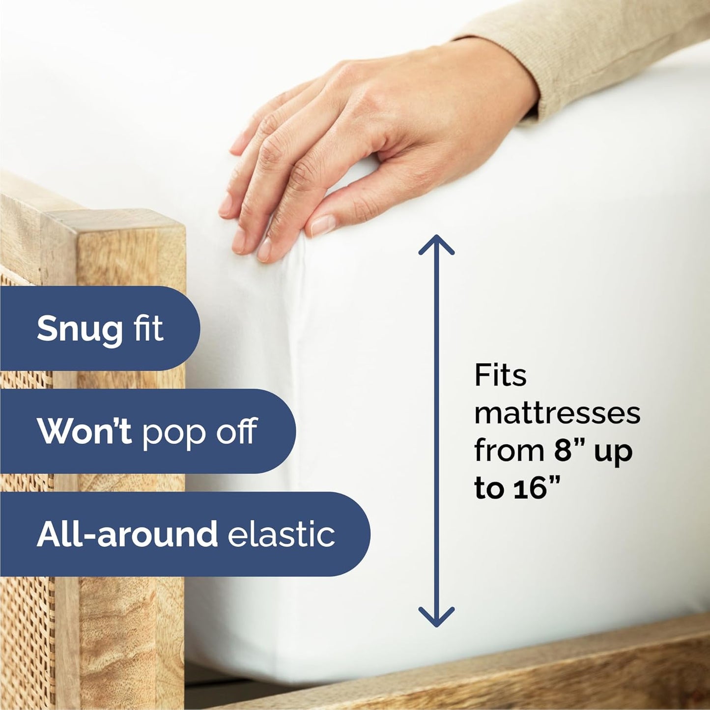 Queen 6 Piece Sheet Set - Comfy Breathable & Cooling - Ultra Soft Hote