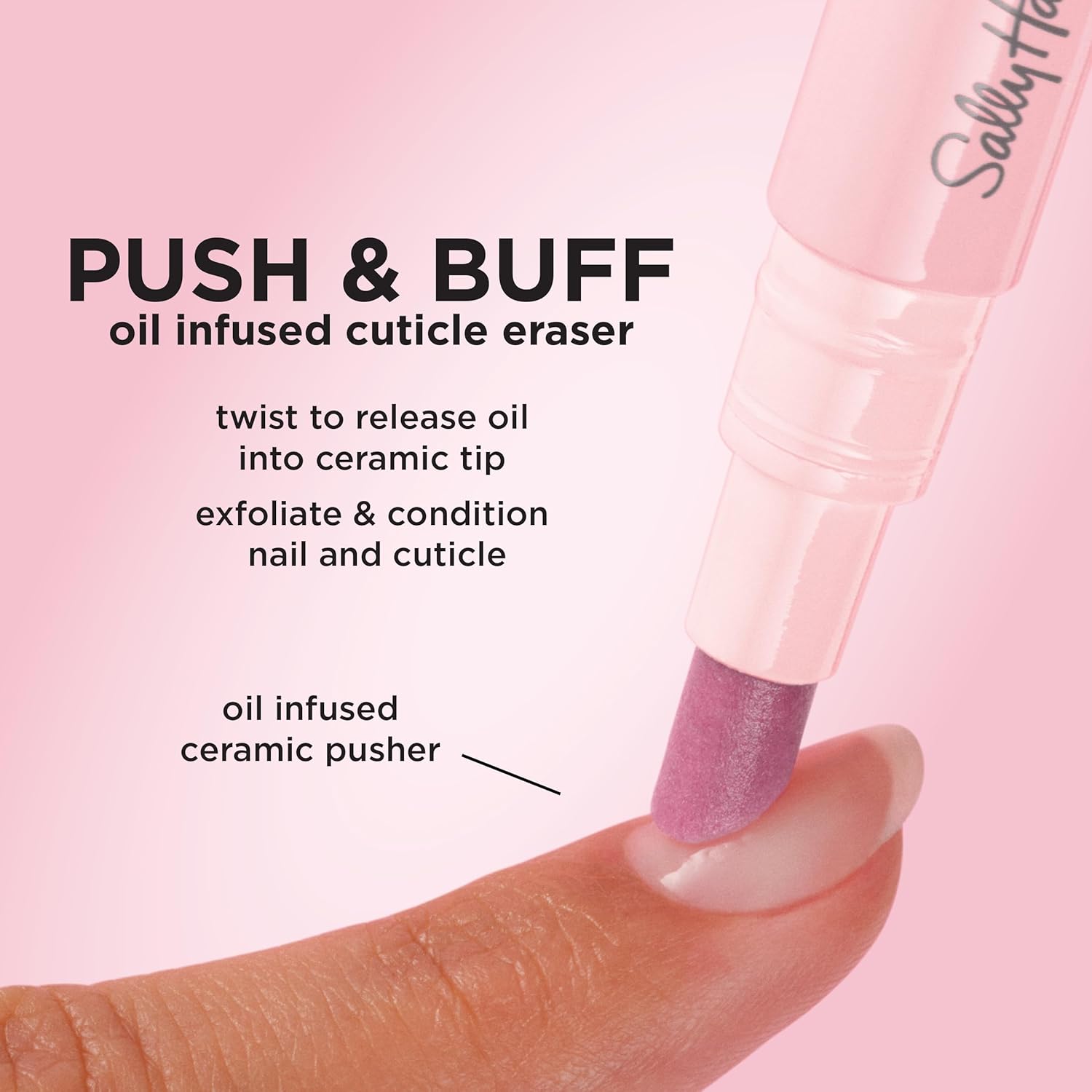 Sally Hansen Push & Buff 2-in-1 Cuticle Care Treatment Pen | Exfoliate