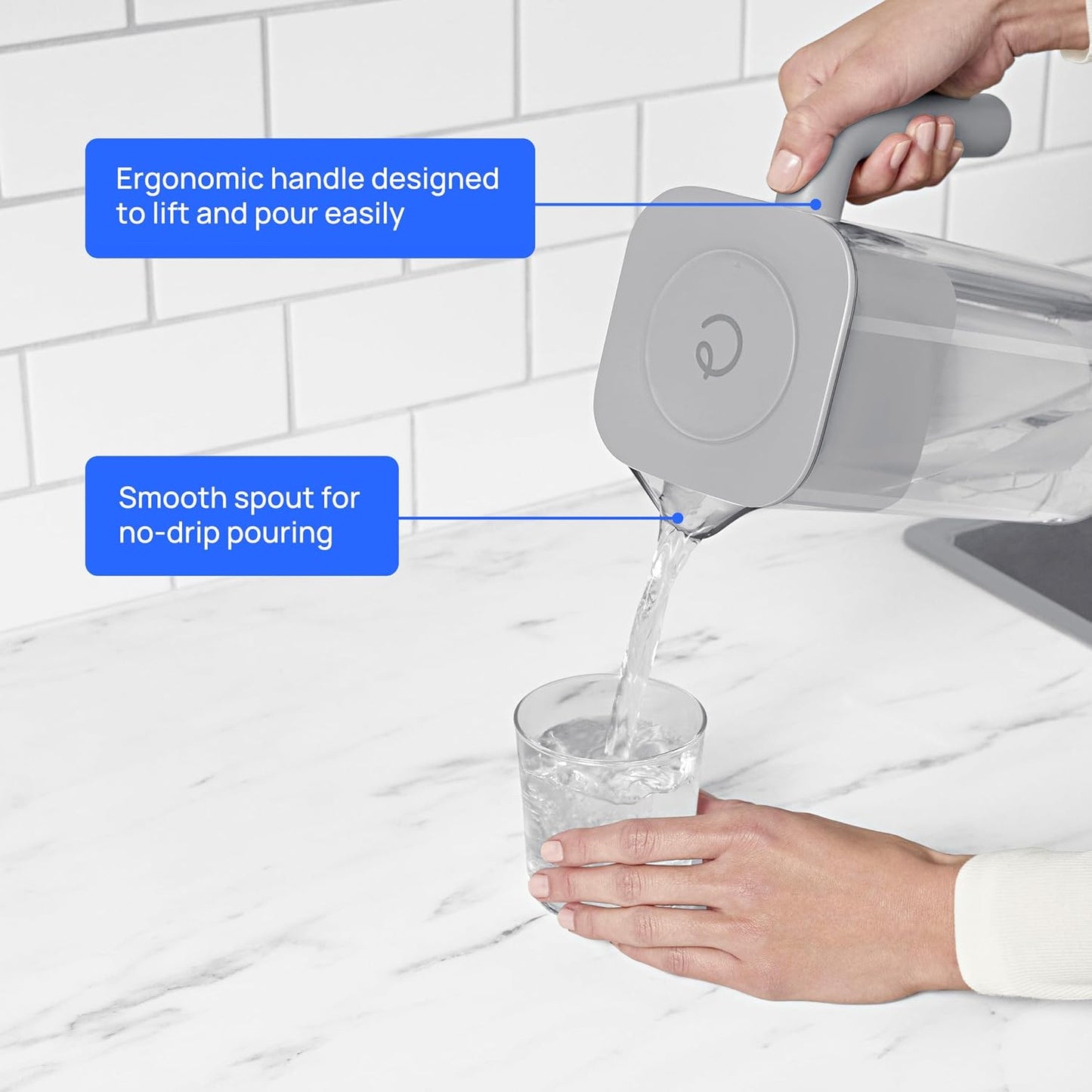 Culligan with ZeroWater Technology 12-Cup Water Filter Pitcher – Inclu