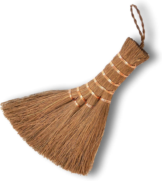 KAKURI Bonsai Broom Brush Large 6.3" Professional Gentle Big Broom, Japanese Bonsai Tool