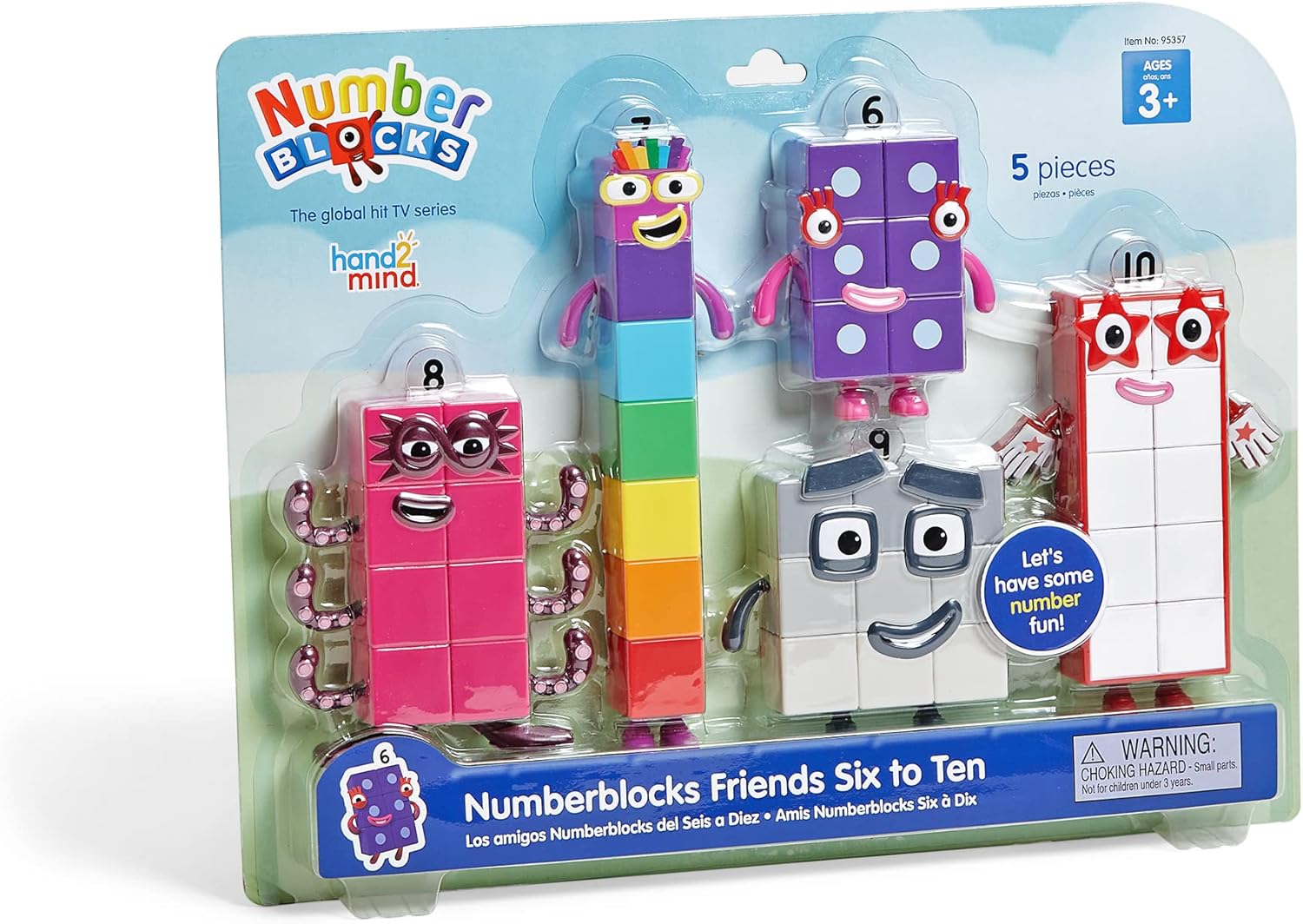 hand2mind Numberblocks Friends Six to Ten Figures – Official Licensed 