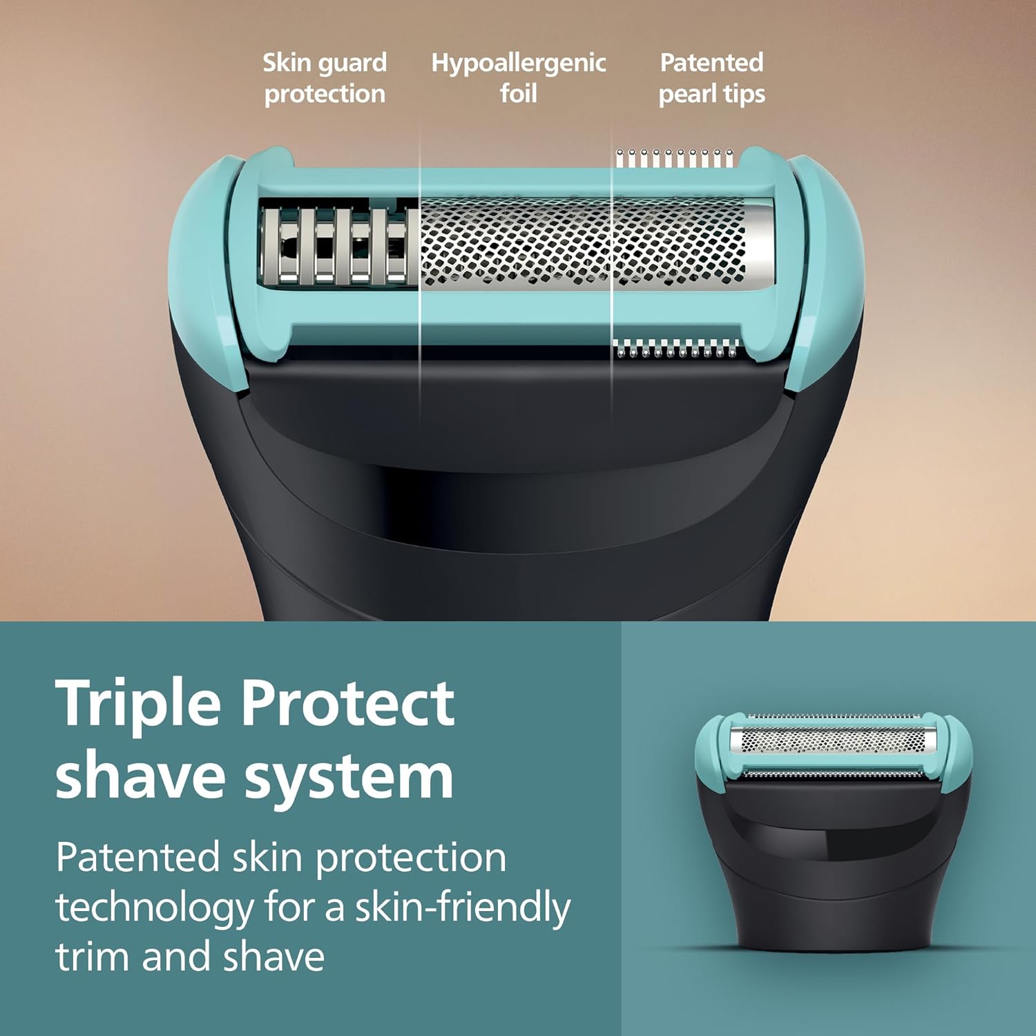 Philips Norelco Body Groomer 5000 Series, Intimate Hair Trimmer & Shav