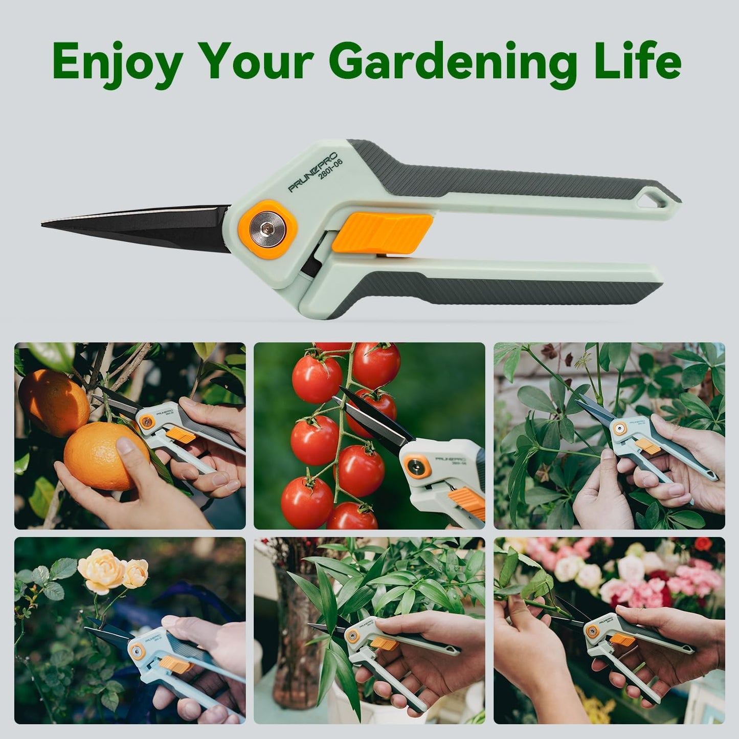 PrunePro Pruning Shears Gardening Scissors Set Professional Hand Prune