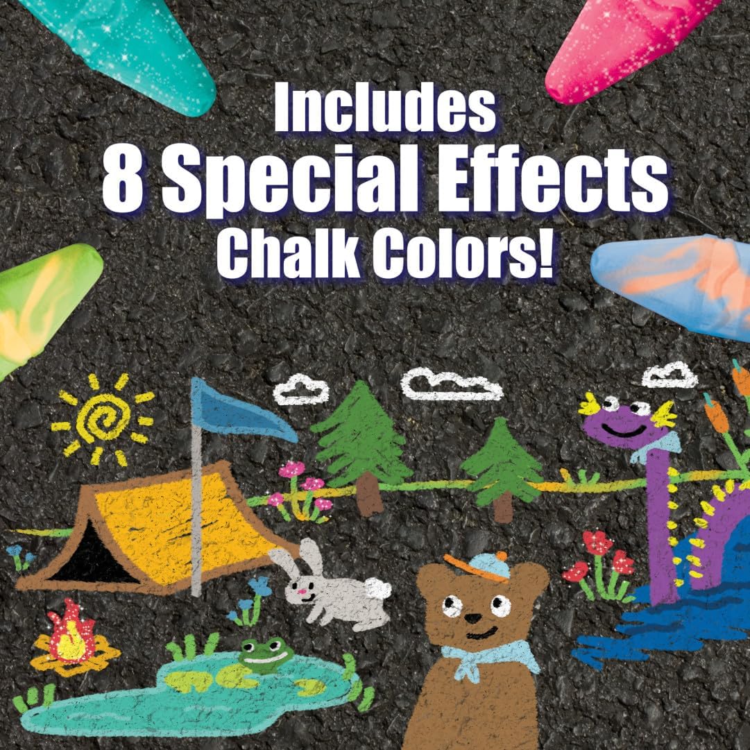 Crayola Ultimate Washable Chalk Collection (64ct), Essential Easter Ba