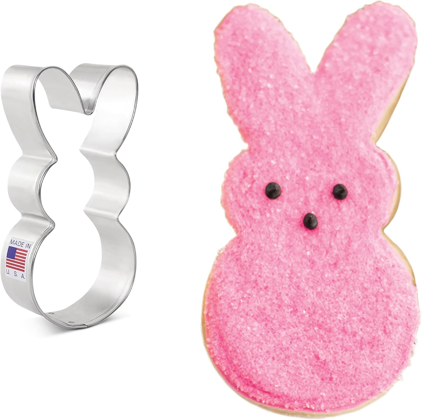 Ann Clark Easter Bunny Cookie Cutter, 4" Made in USA