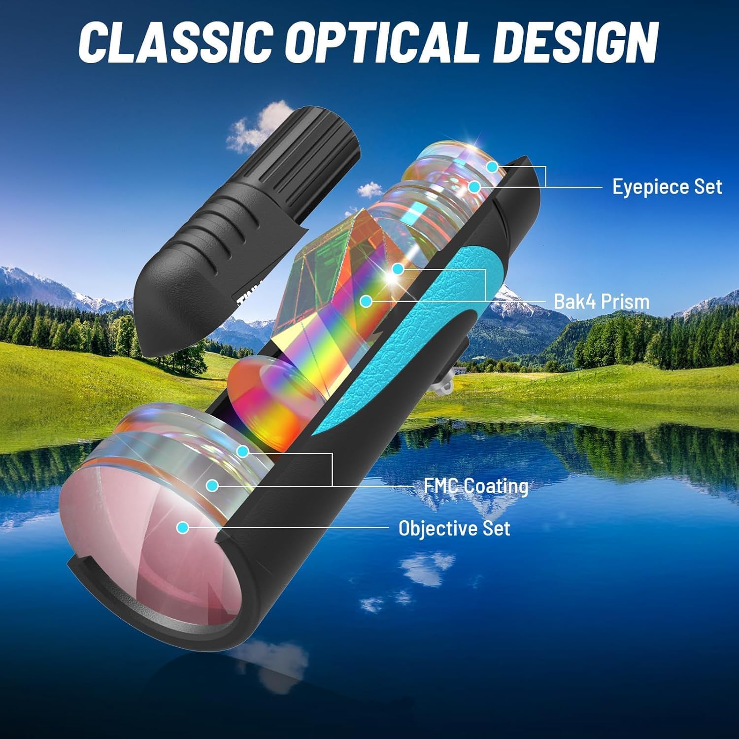 16x56 UHD Monocular Telescope, Monoculars for Adults High Powered, Mon