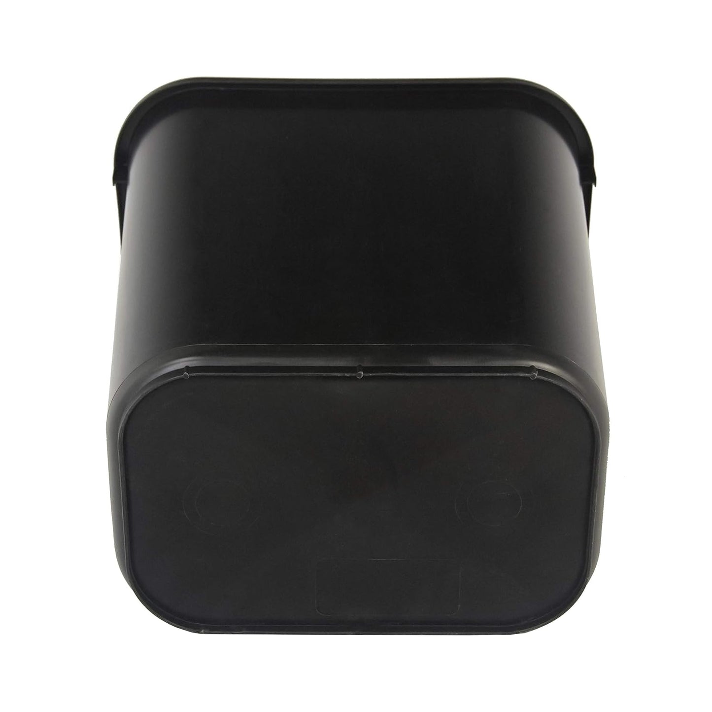 Amazon Basics Rectangular Commercial Office Wastebasket, Easy to Clean, Space-Saving, 10 Gallon, Black