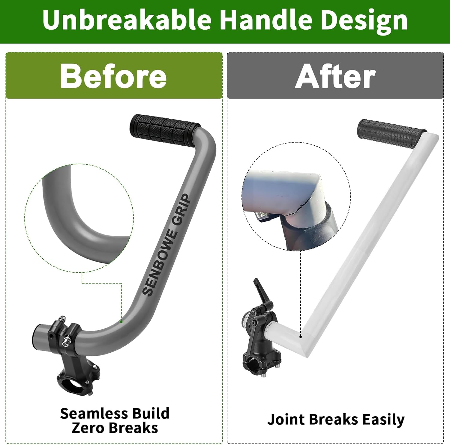 𝐔𝐩𝐠𝐫𝐚𝐝𝐞𝐝 Weed Eater Handle, Ergonomic String Trimmer Grip Exte