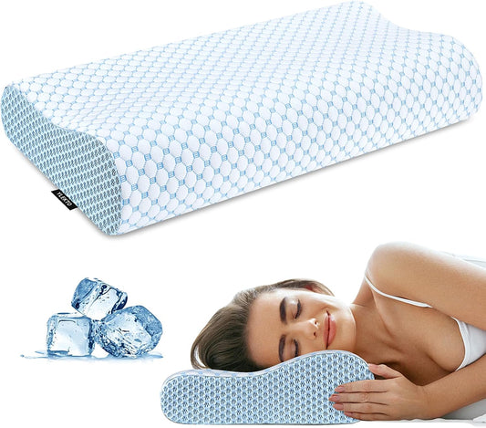 Cervical Pillow for Neck Pain Relief, Contour Memory Foam Pillows for 