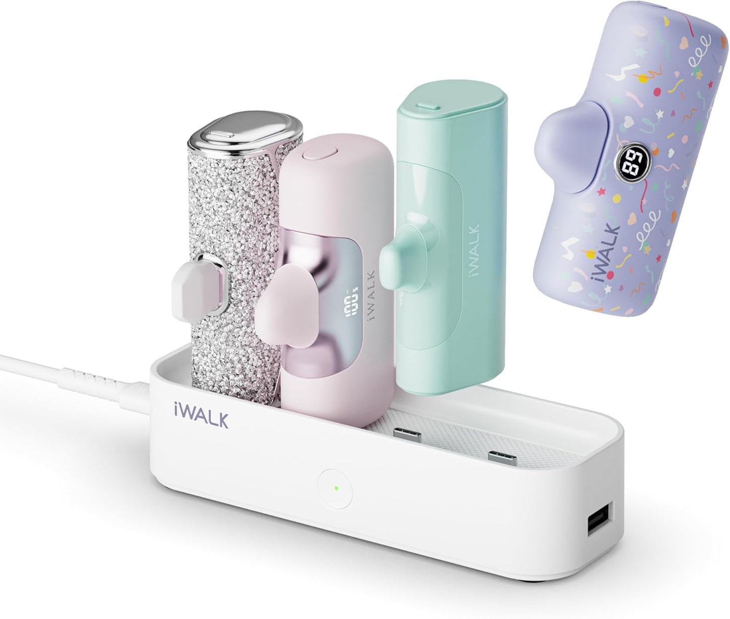iWALK Charger Station for Portable Charger 4500mAh, 4800mAh, 5000mAh P