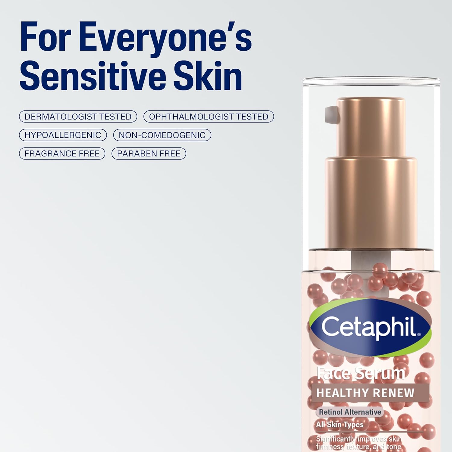 Cetaphil Healthy Renew Anti Aging Face Serum 1 Oz, Retinol Alternative