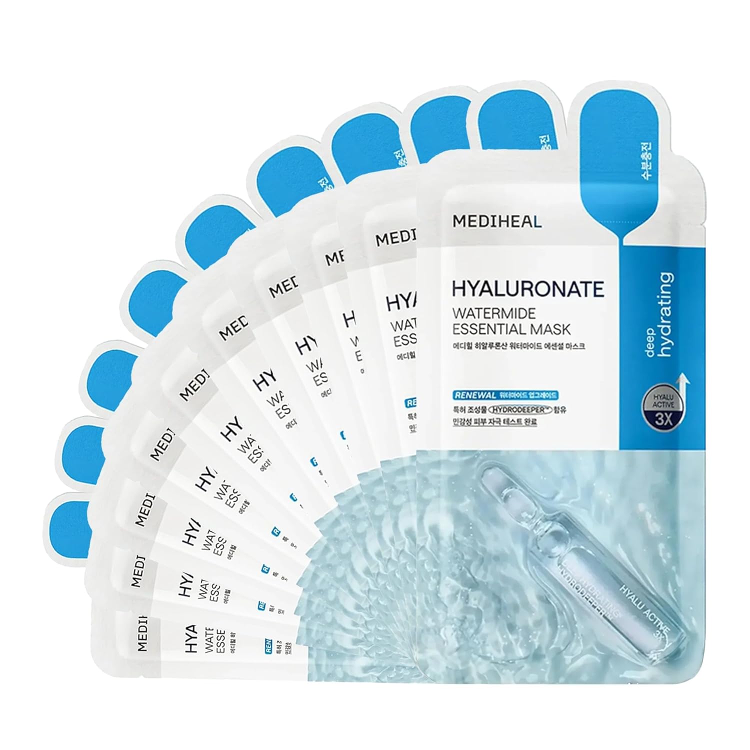 Mediheal Best Korean Hyaluronate Watermide Essential Face Mask - Hydra