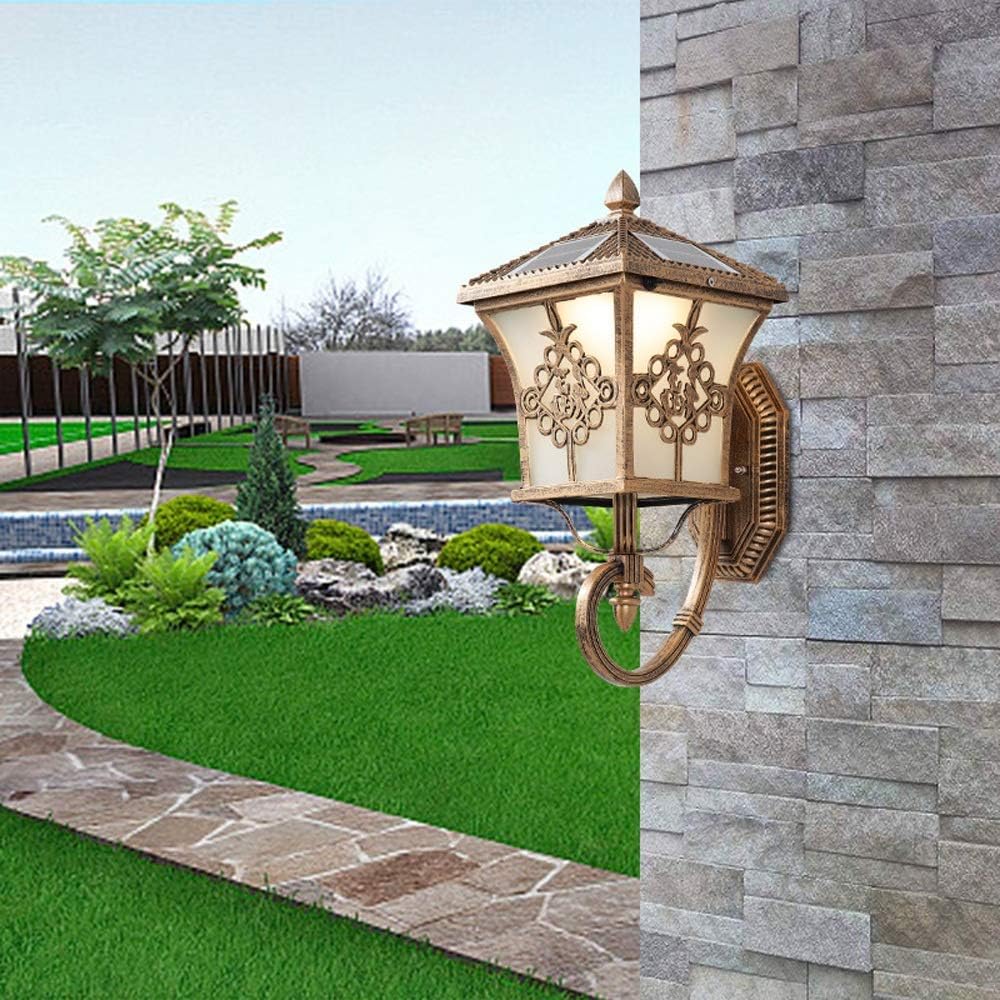 Wall Light LED Solar Garden Vintage Lantern Lights Outdoor Security for Patio Deck Yard Fence Home Stairs Decoration Lamp Chandelier Ceiling Fixtu