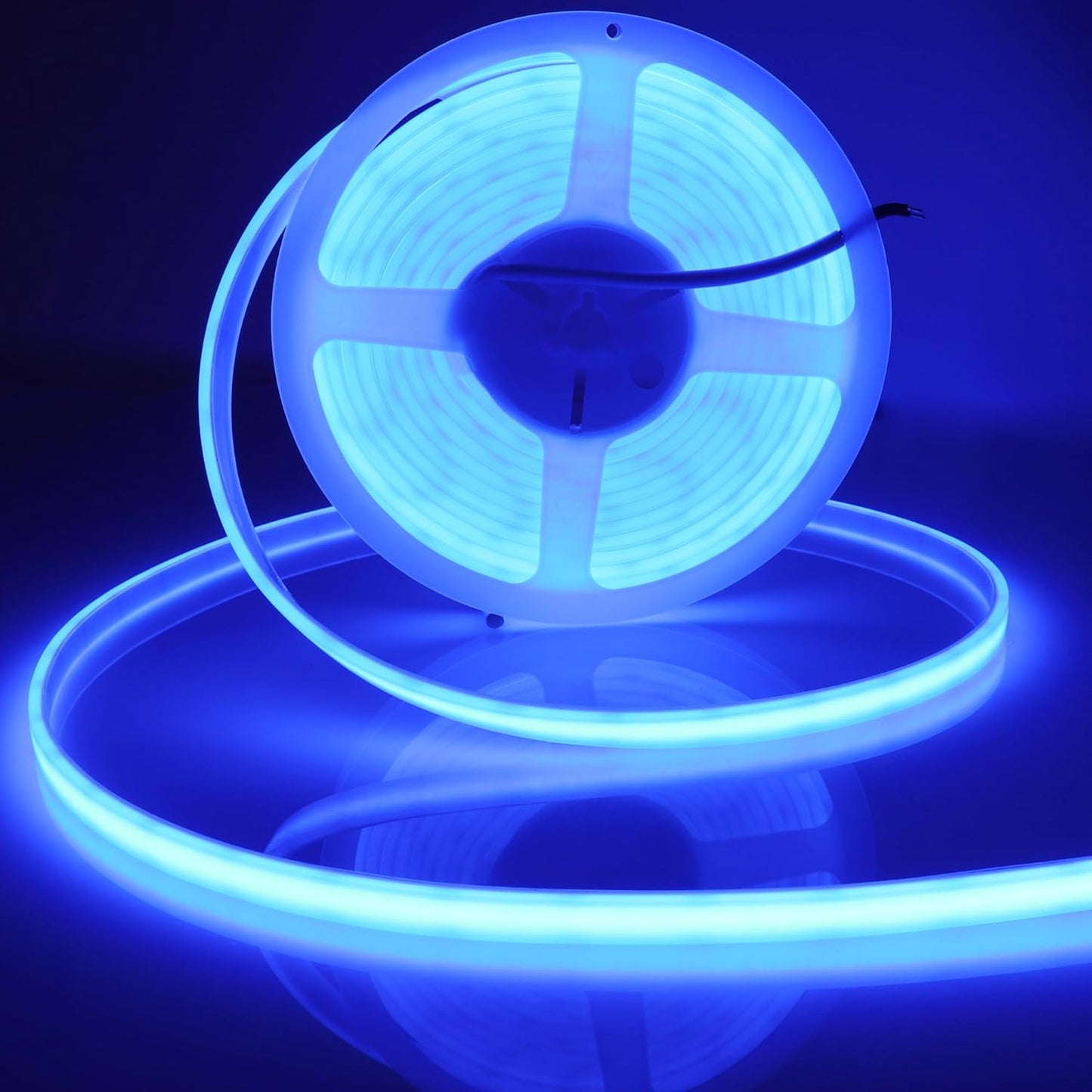 COB LED Strip Lights Waterproof IP67 Blue DC12V 16.4ft/5m 480LEDs/m 8m