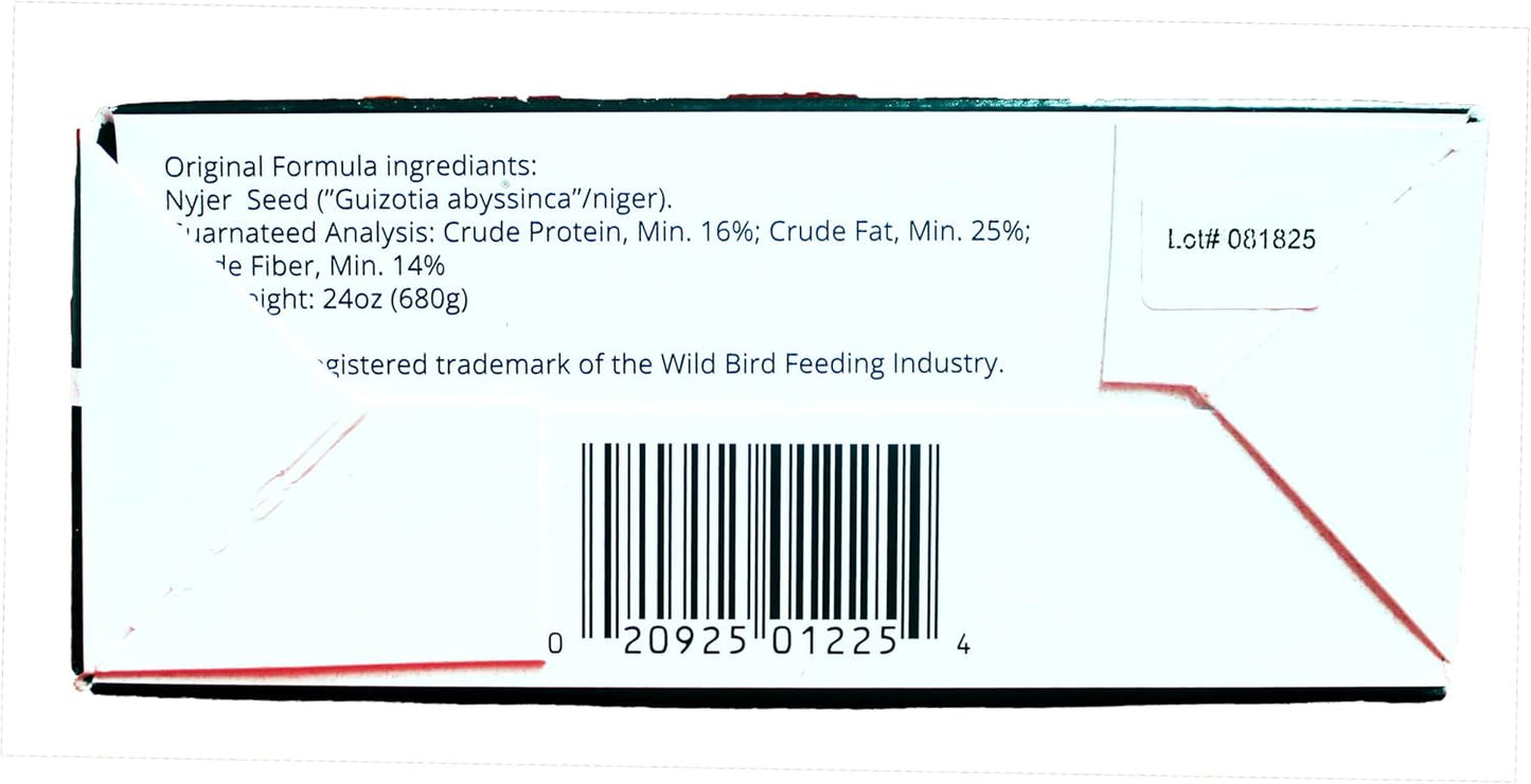 Mr. Canary Yellow 'Pair of Socks' Finch Sock Feeders, 2pk, Seed-Filled