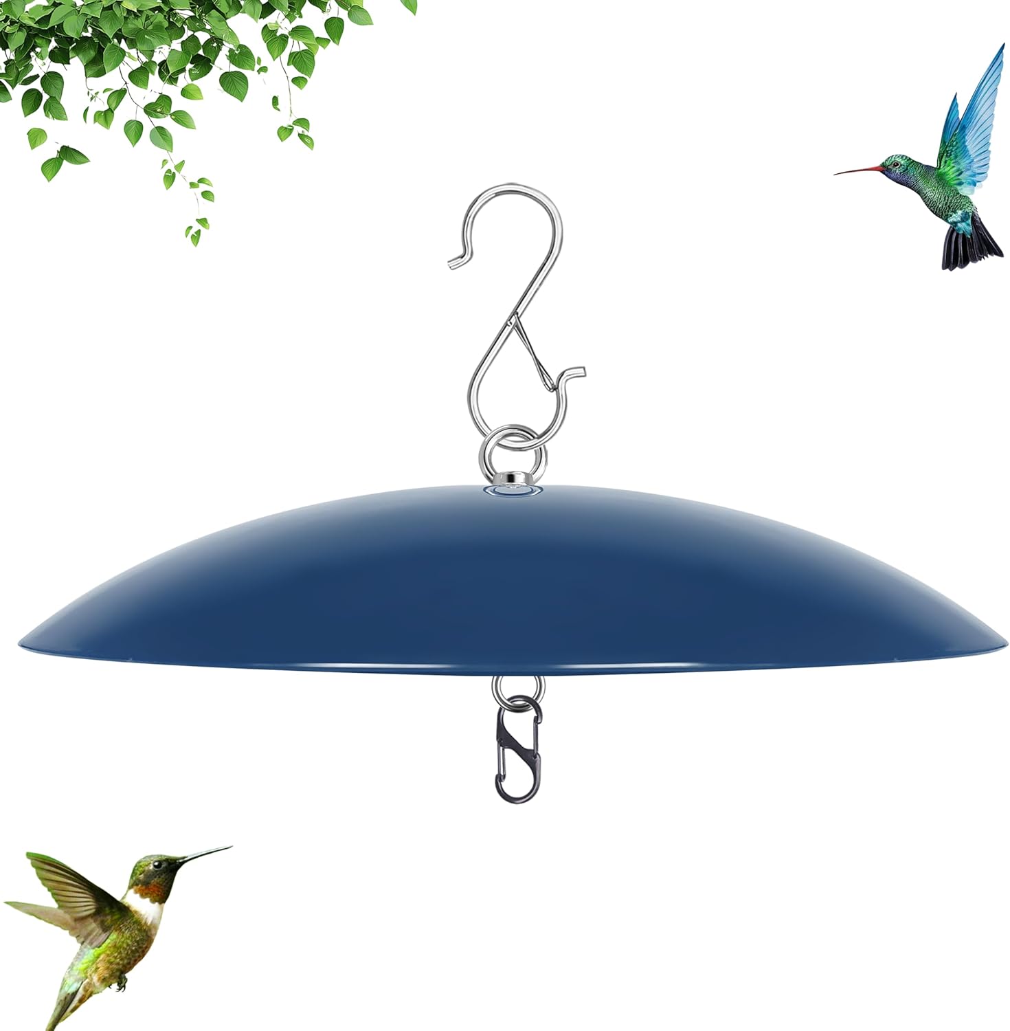 Bird Feeder Dome Guard,Squirrel Baffle for Hanging Feeder,13-Inch Cove